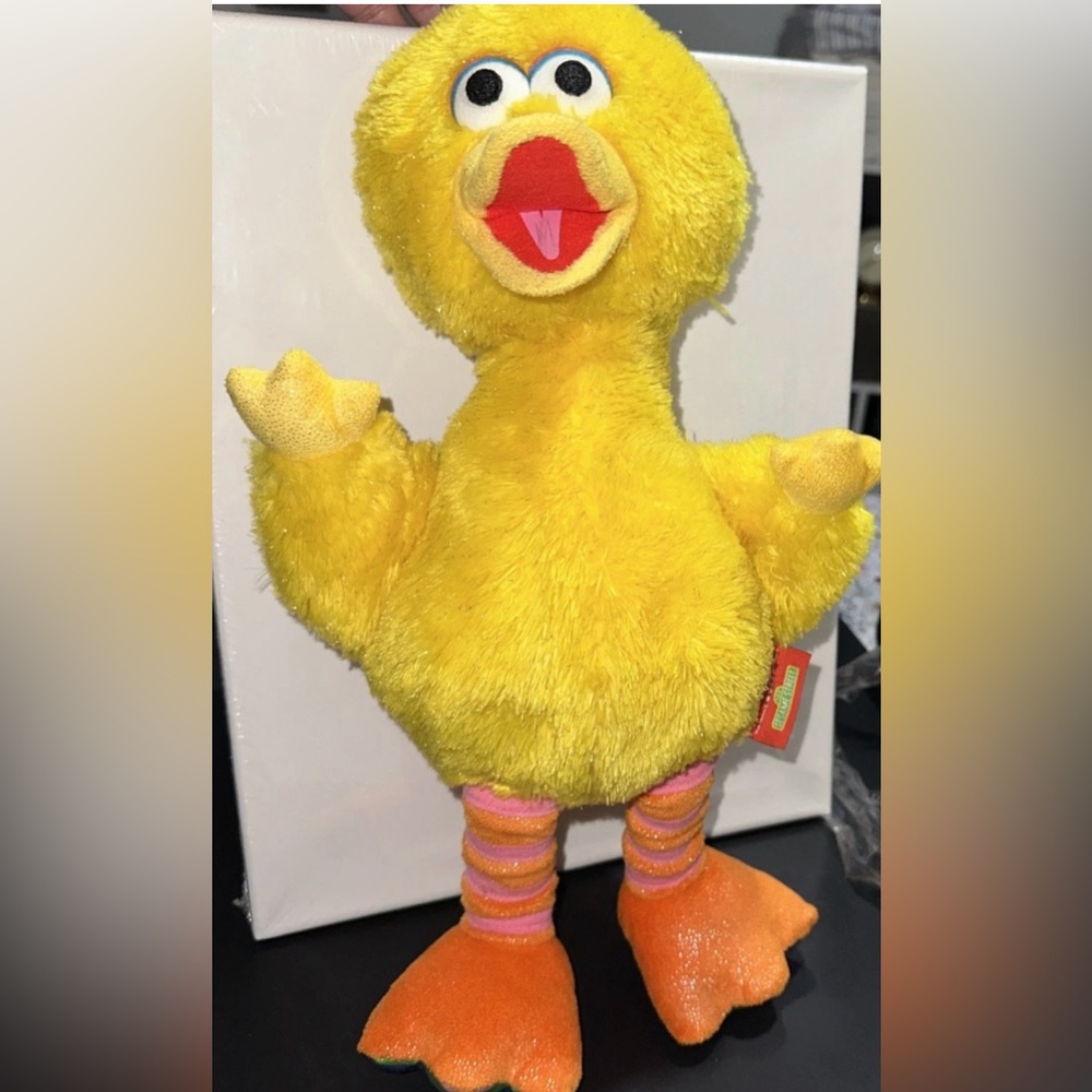 Isaac Mizrahi Loves Sesame Street Sparkly Big Bird 16" Plush Doll Toy 2019